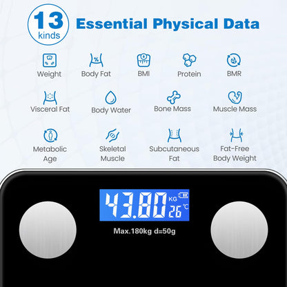 Digital Bathroom Scale Body Weight Scale