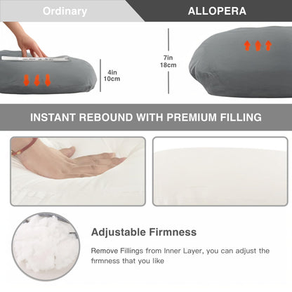 Pregnancy Pillow U-Shaped Full Length Body Support