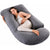Pregnancy Pillow U-Shaped Full Length Body Support