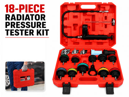 Radiator Pressure Tester Gasket Test Kit Leak Detector