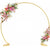 8FT Round Backdrop Stand Wedding Background Decoration Party Flower Balloon Display