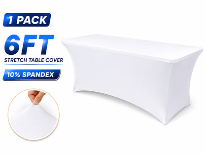 Table Cover Table Cloth white 6ft