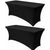 Table Cover Table Cloth Black 6ft (2 Pcs)