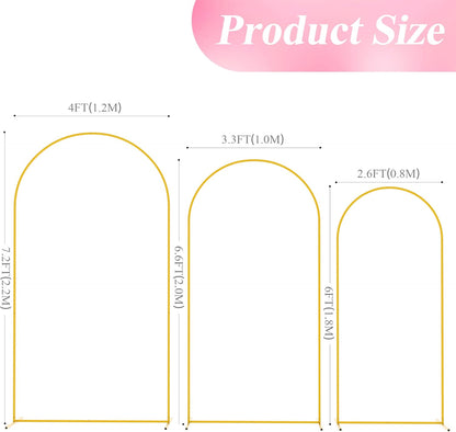 Metal Arch Backdrop Stand Wedding Arch Backdrop Stand Gold Arch Backdrop Stand