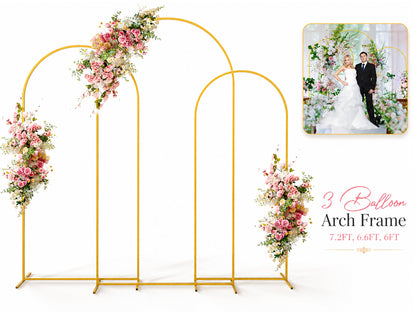Metal Arch Backdrop Stand Wedding Arch Backdrop Stand Gold Arch Backdrop Stand