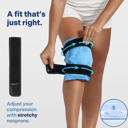 Ice Pack Wrap For Knee Injuries Pain Relief