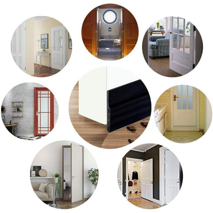 Door Draft Stopper Door Sweep for Exterior Interior Weather Stripping Door Seal