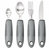 Adaptive Utensils Elderly Utensils Eating Utensils Weighted Handle Spoons Forks