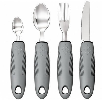 Adaptive Utensils Elderly Utensils Eating Utensils Weighted Handle Spoons Forks