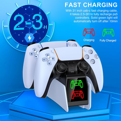 PS5 Dual Controller Charging Station Aftermarket