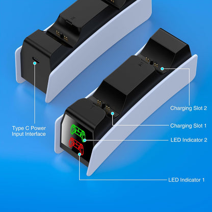 PS5 Dual Controller Charging Station Aftermarket