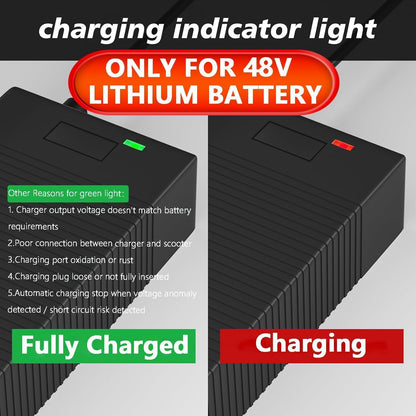 54.6V 2A Ebike Charger for 48V Lithium Battery