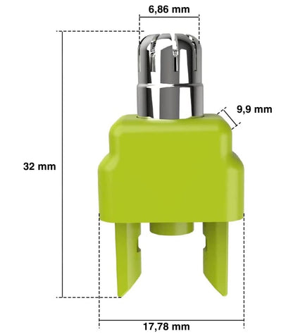 Replacement Nose Hair Trimmer Head for Philips OneBlade