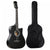 38" Acoustic Guitar Black (With A Free Carry Bag Case)