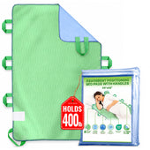Positioning Bed Pad with 8 Reinforced Handles