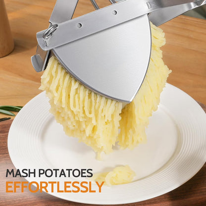 Stainless Steel Potato Ricer and Masher 600g - Silver