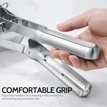 Stainless Steel Potato Ricer and Masher 600g - Silver