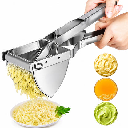 Stainless Steel Potato Ricer and Masher 600g - Silver