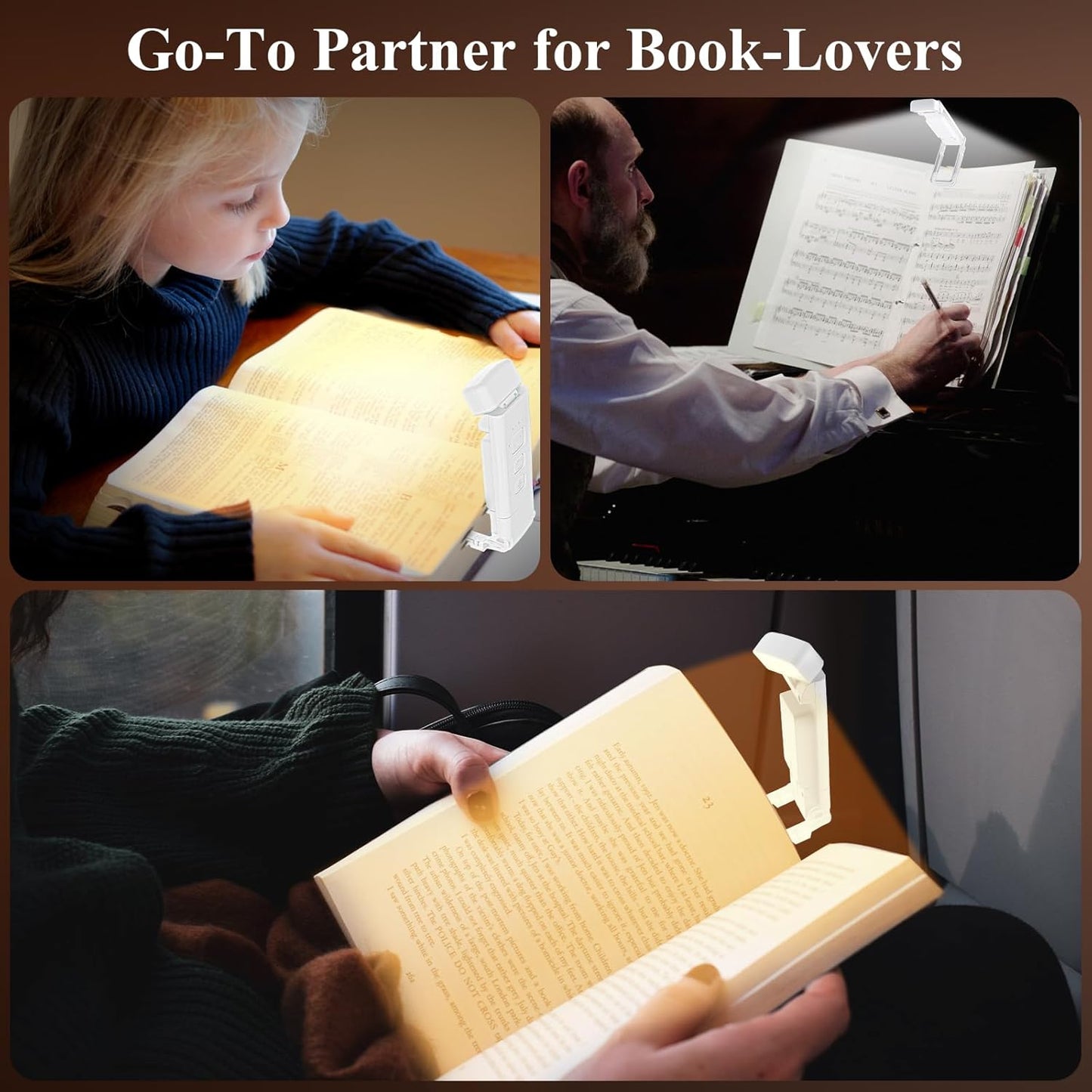 Portable Clip-on LED Reading Light