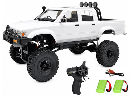 RC Rock Crawler Truck – 1:16 Scale 4WD RC Pickup with LED Headlights