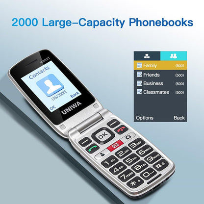 4G Elderly Mobile Phone – Big Button Flip Phone with SOS, Charging Dock, Dual Screen and Bluetooth 5.0