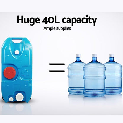 40L Portable Wheel Water Tank