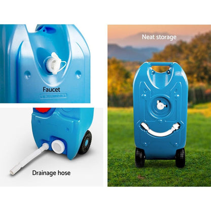 40L Portable Wheel Water Tank