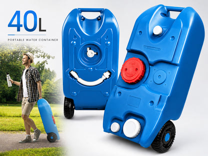 40L Portable Wheel Water Tank