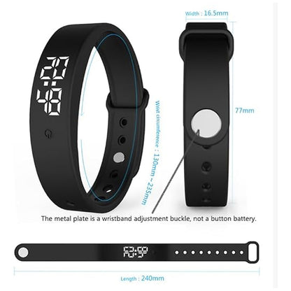 Vibrating Alarm Wristband – Vibrating Alarm Watch with 10 Timers