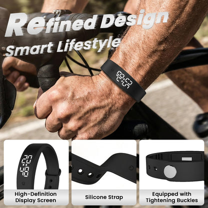 Vibrating Alarm Wristband – Vibrating Alarm Watch with 10 Timers
