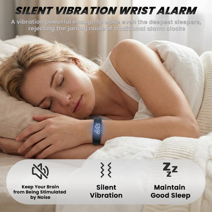 Vibrating Alarm Wristband – Vibrating Alarm Watch with 10 Timers