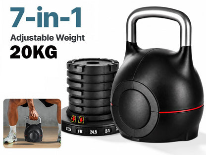 Adjustable Kettlebell Multi Weight Adjustable Kettlebell for Home Fitness