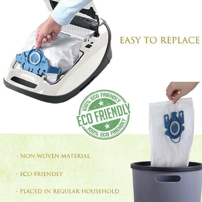 12 Vacuum Cleaner Bags for Miele 3D GN C2 C3 S2 S5 S8 S5211 S5210 S8310