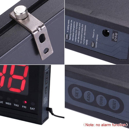 Digital Wall Clock Large Display LED Clock 18"