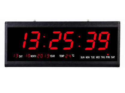 Digital Wall Clock Large Display LED Clock 18"