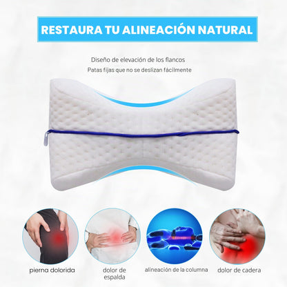 Alignment Pillows for Side Sleepers Memory Foam Knee Pillows for Leg Hips