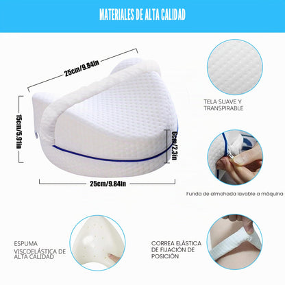 Alignment Pillows for Side Sleepers Memory Foam Knee Pillows for Leg Hips