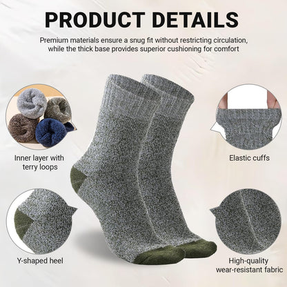 Men's Merino Boot Socks 5 Pair
