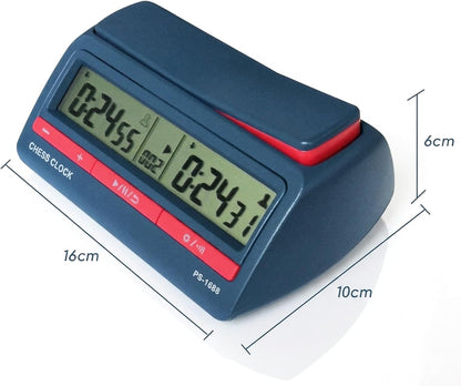 Digital Timer Chess Clock with 42 Preset Timing Rules