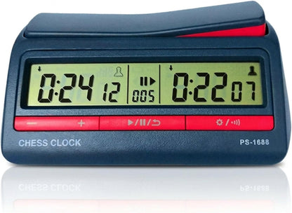 Digital Timer Chess Clock with 42 Preset Timing Rules