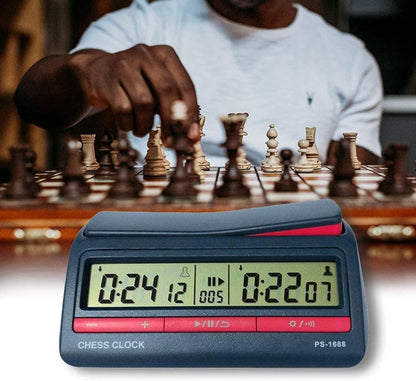 Digital Timer Chess Clock with 42 Preset Timing Rules