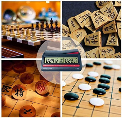 Digital Timer Chess Clock with 42 Preset Timing Rules