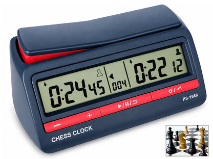 Digital Timer Chess Clock with 42 Preset Timing Rules
