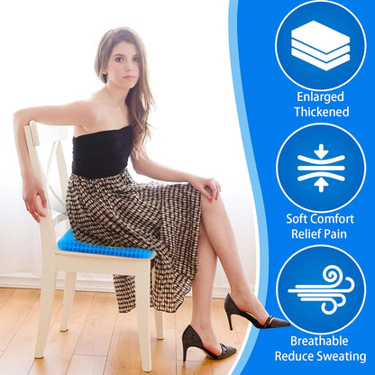 Double Layer Gel Honeycomb Seat Cushion
