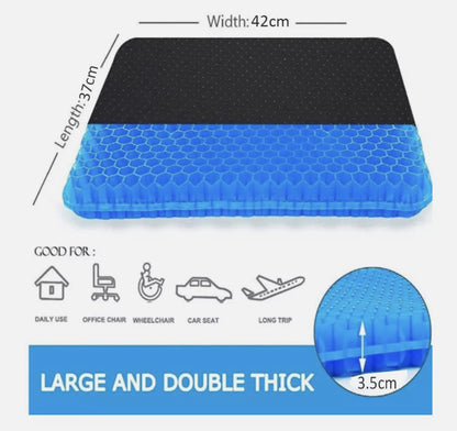 Double Layer Gel Honeycomb Seat Cushion