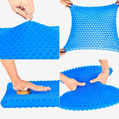 Double Layer Gel Honeycomb Seat Cushion
