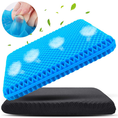Double Layer Gel Honeycomb Seat Cushion