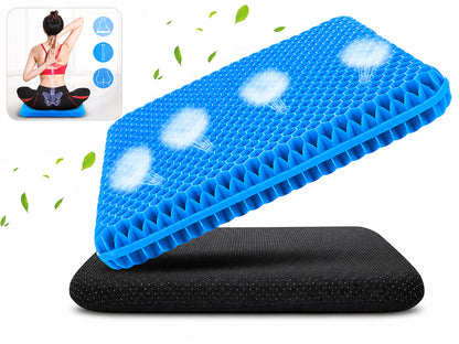 Double Layer Gel Honeycomb Seat Cushion