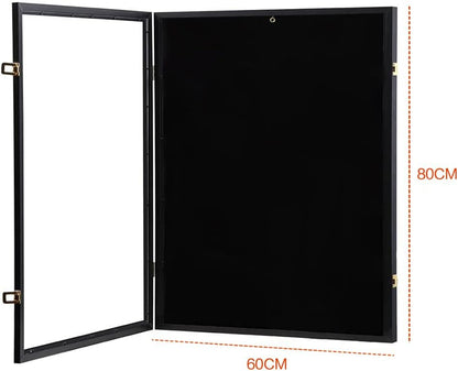 Jersey Shadow Box Frame Sports Memorabilia Display Case Lockable