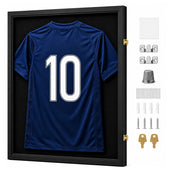 Jersey Shadow Box Frame Sports Memorabilia Display Case Lockable